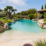 Piscina effetto spiaggia